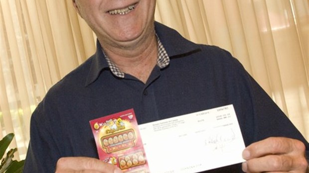 En gagnant de 50,000$ à la loterie