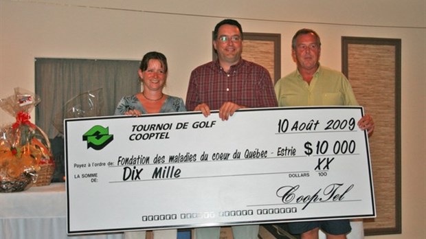 Le Tournoi de golf Cooptel de Valcourt remet 10,000$