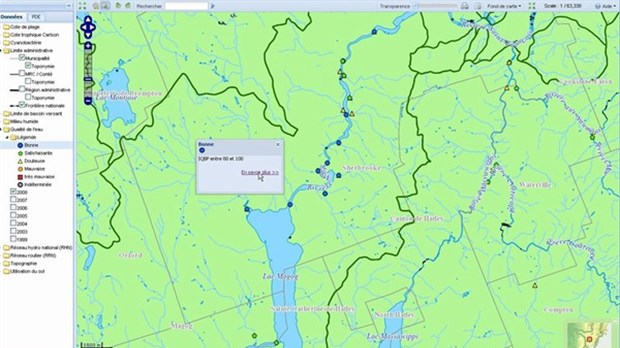 La qualité de l’eau du bassin versant de la rivière Saint-François : à l’affiche sur tous vos écrans