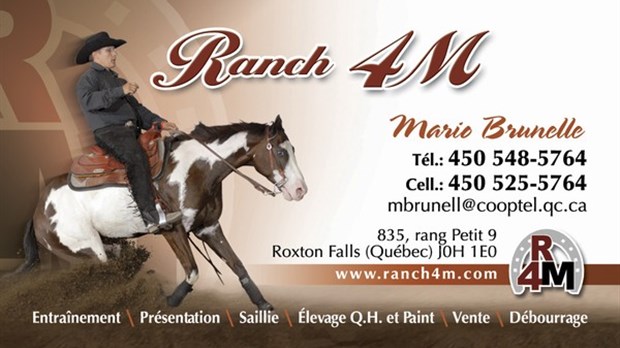 Gagnante concours Ranch 4M