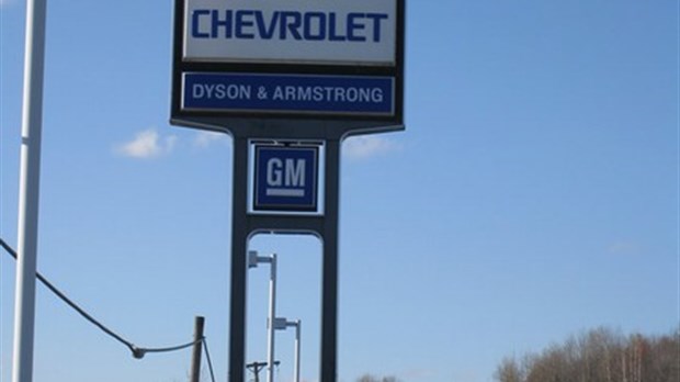 La bannière General Motors disparaît à tout jamais à Richmond mais le garage Dyson & Armstrong poursuit ses activités