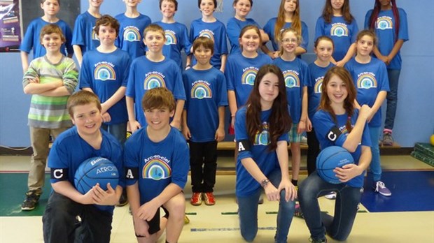 Mise sur pied de huit équipes de mini-basket dans six écoles primaires du Val-Saint-François