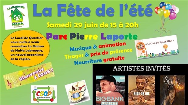 La fête de l’été au parc Pierre-Laporte le 29 juin