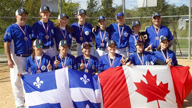 Mégane St-Cyr et les Royales 16U féminins du Québec remportent l’or en baseball