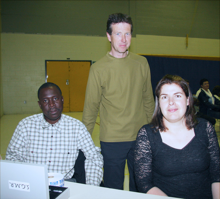 Martin Lemieux, Ann Bouchard et Abdou Khadre Diagne (SGMR)
