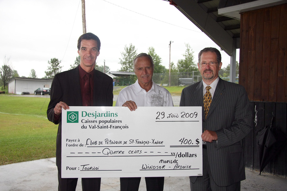 Les 3 caisses du VSF s'impliquent à St-François-Xavier