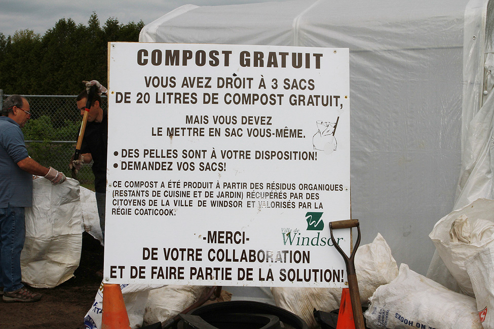 Windsor - Distribution de compost gratuit