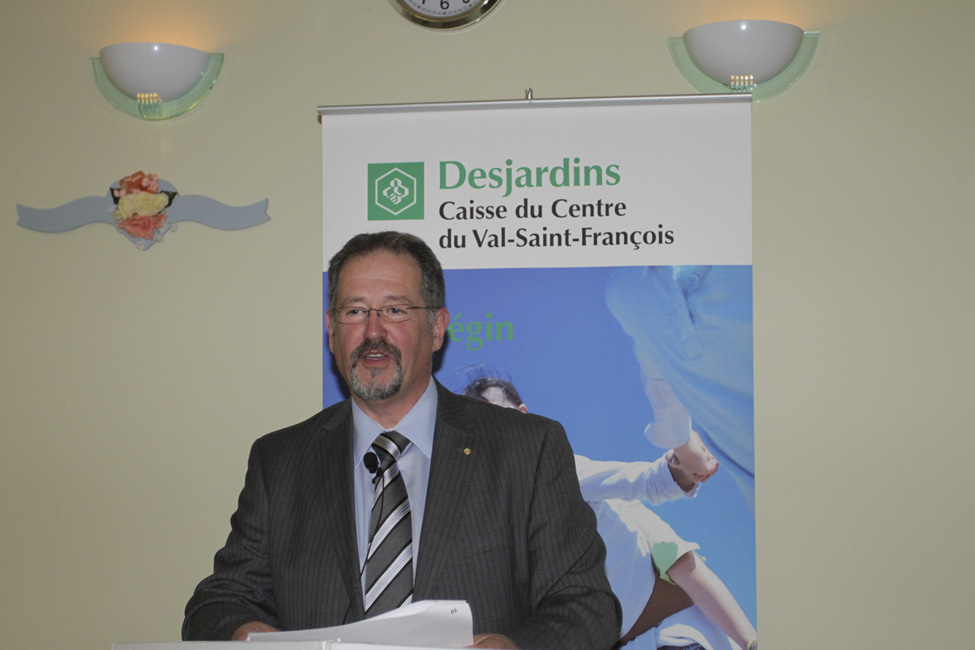 1re assemblée générale de la Caisse Desjardins du Centre du Val-Saint-François