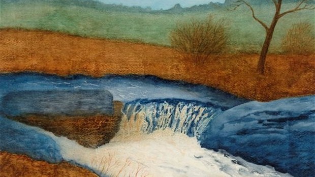 Une aquarelle de Lorraine Lévesque pour 33 retraités du milieu scolaire