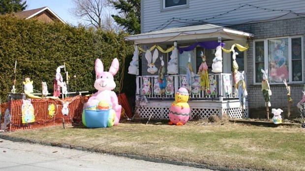 Décor de Pâques à Windsor