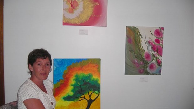 L’artiste-peintre Brigitte Jeanson expose au Centre des femmes du Val Saint-François