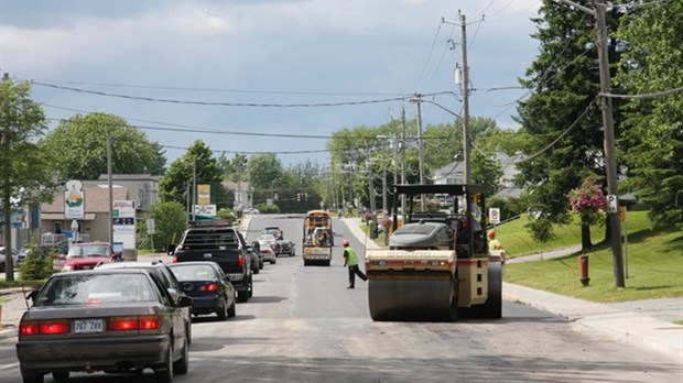 L’asphaltage de la rue Principale à Windsor est terminé