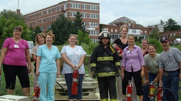 Formation donnée par les pompiers de Richmond