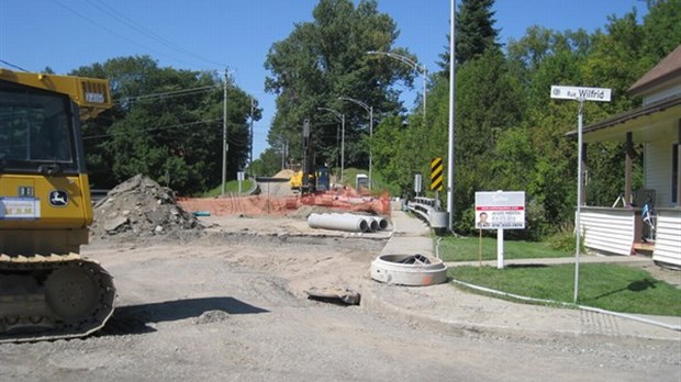 Travaux de réfection de la rue Principale Nord à Richmond. Échéancier respecté.