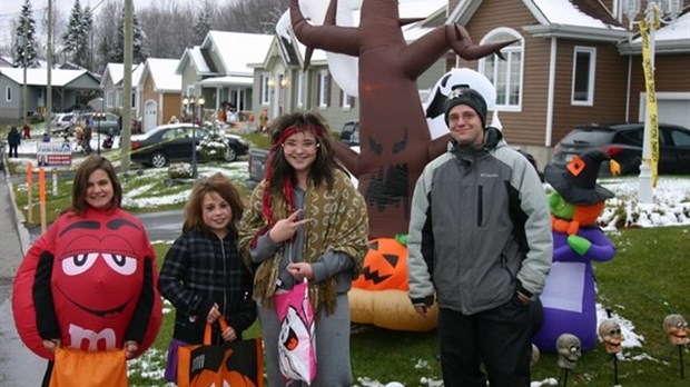 Du multicolore, du noir et… de la neige blanche pour l’Halloween !