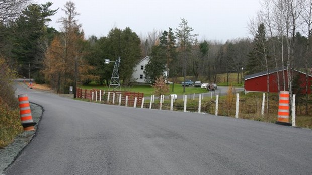 La dernière portion du Rang 1 à Saint-François est asphaltée