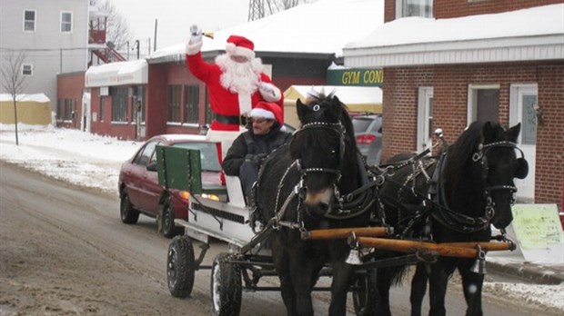 Arrivée du Père Noël à Richmond