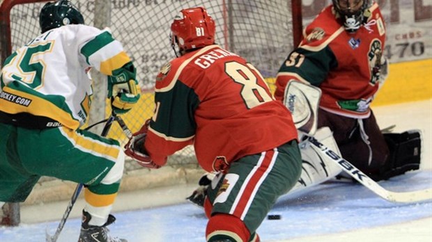 Le Wild reprend le 1er rang dans la LNAH. Victoire d’équipe 4 à 1 face aux 3L de Rivière du Loup