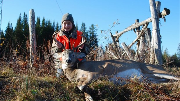 Un chevreuil de 8 pointes pour Léonie Bérard