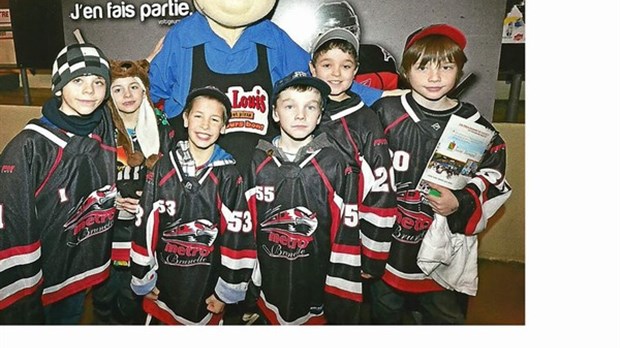 Les joueurs du Métro Brunelle atome C