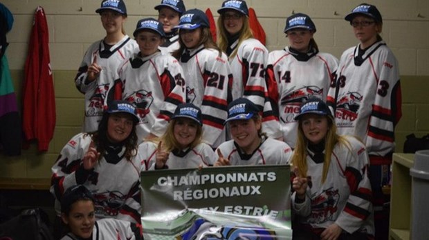 Les filles du bantam B en route pour la Coupe Dodge