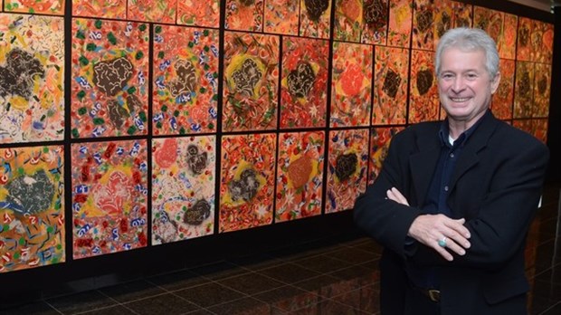 L’artiste Pierre-Léon Tétreault est à Valcourt