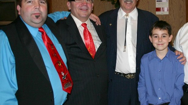 Présence des membres de la troupe Entr’Amis aux funérailles de M. Georges Hamel