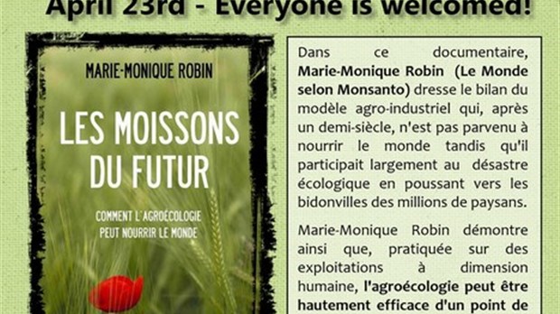 Les Moissons du futur au Ciné-Terre des AmiEs de la terre du Val-Saint-François