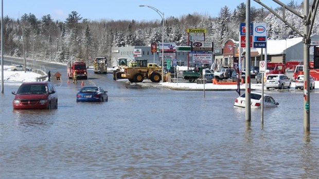 Quelques photos des inondations à Windsor