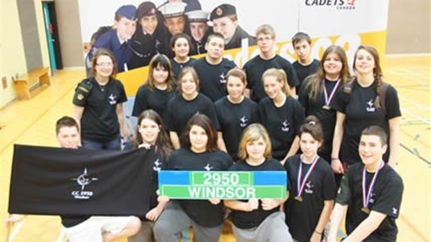 Belle représentation des cadets de Windsor au camp d’été de Val-Cartier