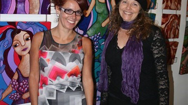 Cinq ans déjà pour la Galerie mp tresart…Un double vernissage réussi!