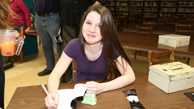 Une « première chance » pour une jeune écrivaine de 15 ans, Audrey Côté
