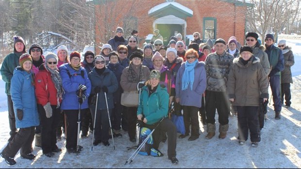 Très bonne participation à la marche nordique inscrite volet Viactive