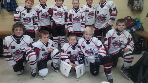 Tout un match pour l’équipe du Métro Brunelle novice A