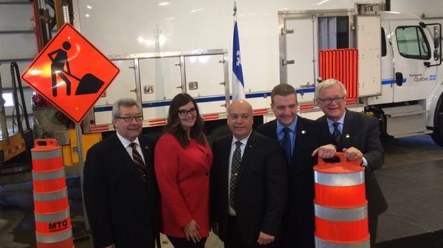 Investissements routiers. Karine Vallières se réjouit des travaux sur les routes de la circonscription de Richmond