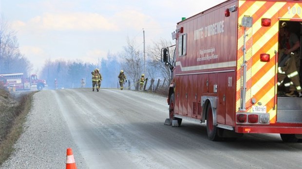 Intervention des pompiers à Val-Joli