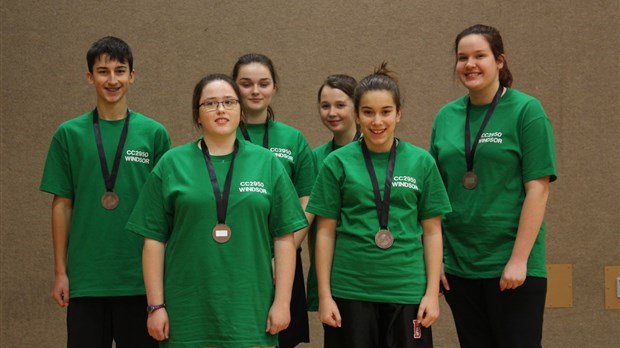 Les cadets de Windsor reçoivent le bronze en kinball