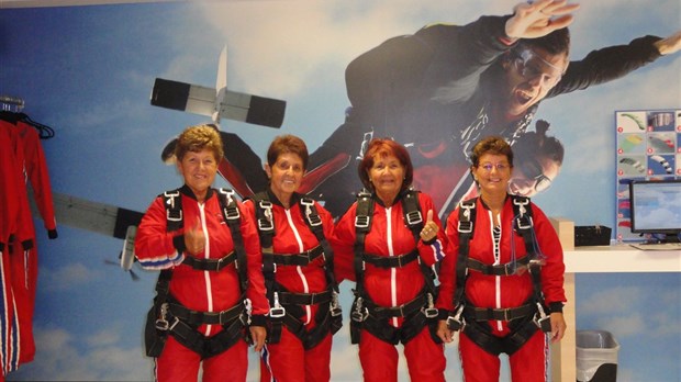 Une aventure en parachute pour quatre sœurs de Windsor