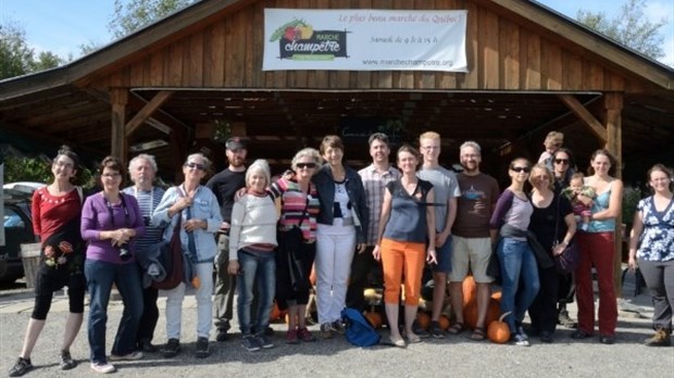 Françoise David rencontre des agriculteurs du Val-Saint-François