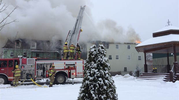 Le feu dévaste le centre-ville de Richmond