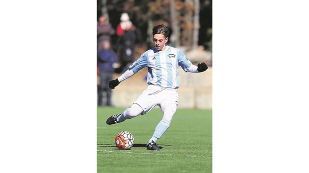 Chad Gingras Tardif au championnat de soccer du Canada