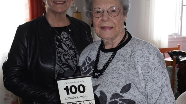Centenaire de Mme Thérèse Morin de Windsor