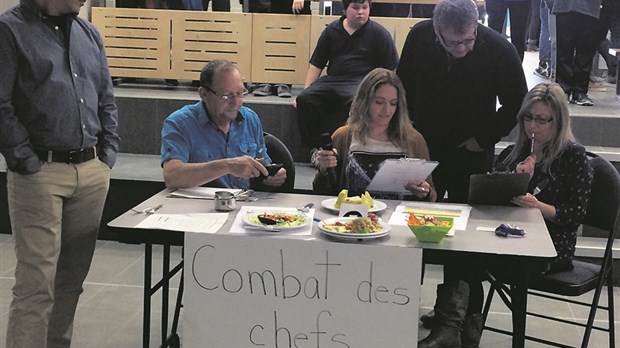 Les élèves prennent part au mois de la nutrition 