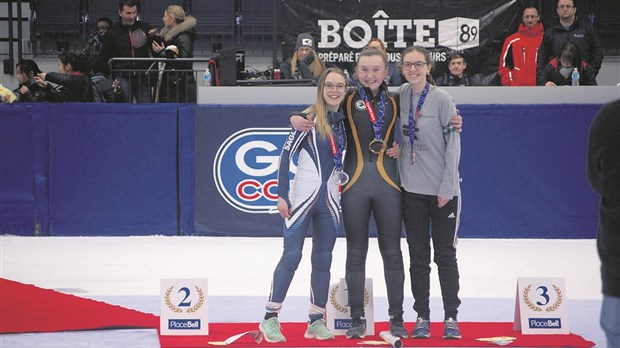 Patinage sur courte piste : Amelia Blinn brille à Laval