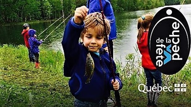 Des pêcheurs en herbe en action à St-Adrien