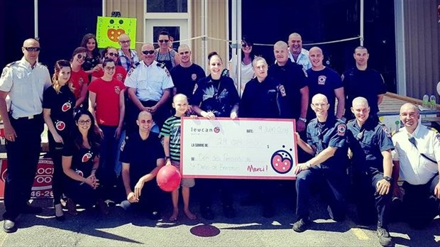 Défi têtes rasées des pompiers : un record pour la 10e année! 