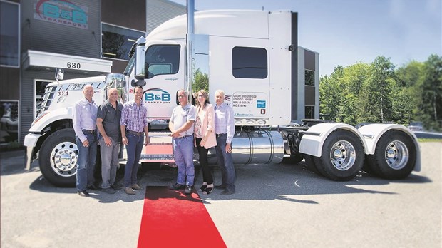 Un nouveau camion chez Bessette et Boudreau