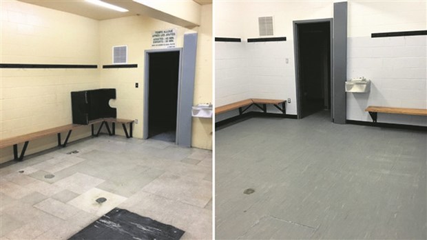 Un coup de neuf dans les vestiaires du Centre  J-A Lemay