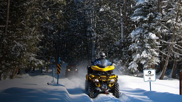 L’hiver est enfin arrivé pour la saison du Club Quad de la MRC 