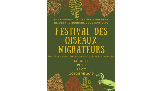 L’étang Burbank accueille le Festival des Oiseaux Migrateurs